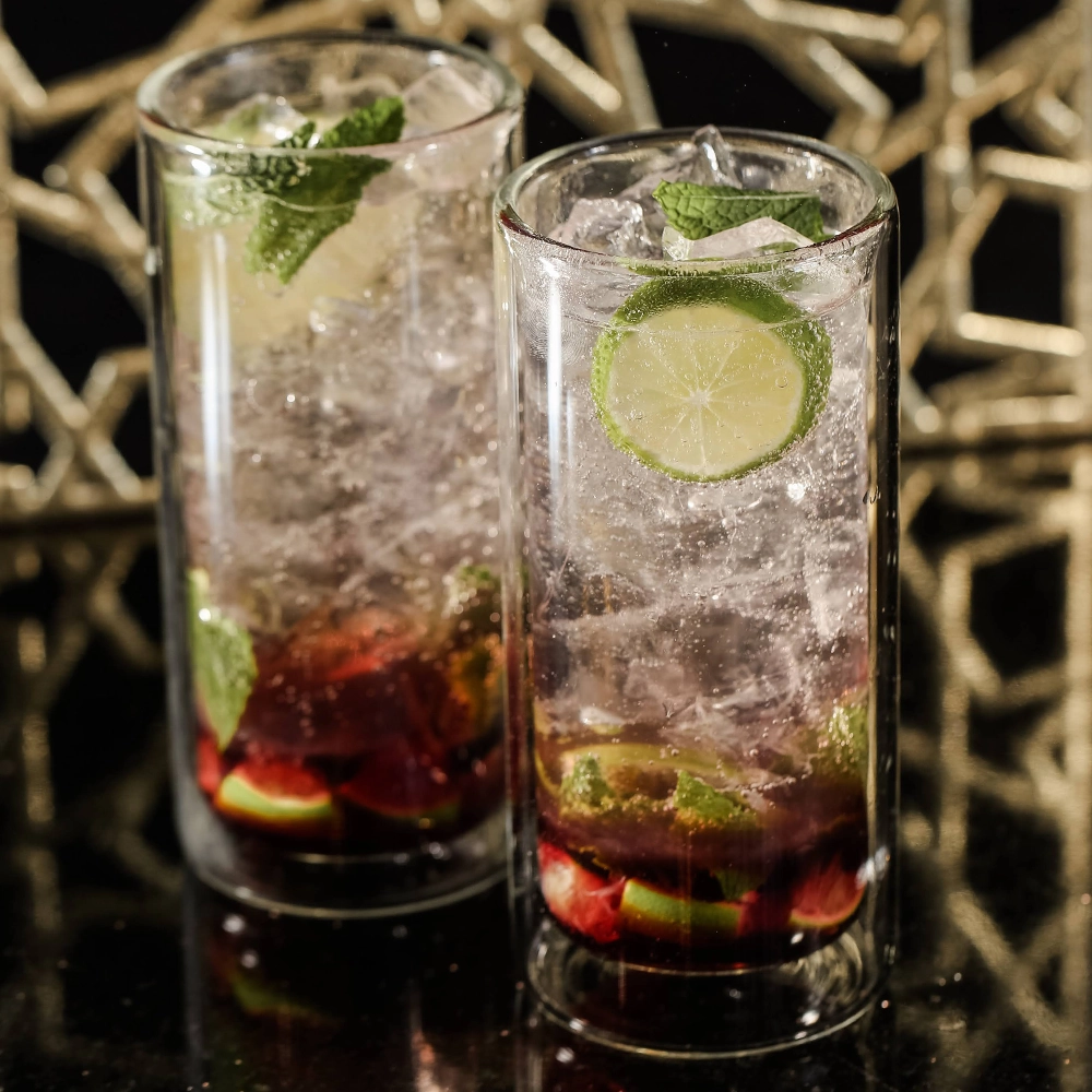 Raspberry mojito